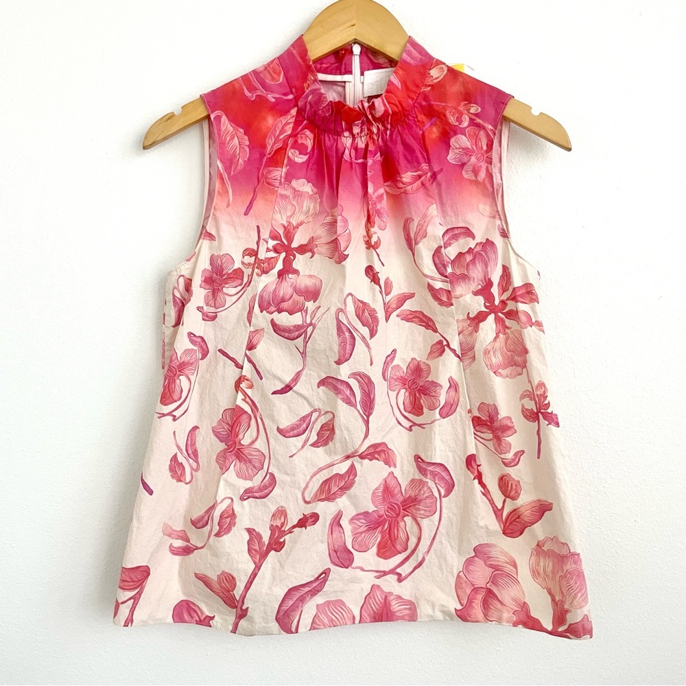Peter Pilotto pink floral top
